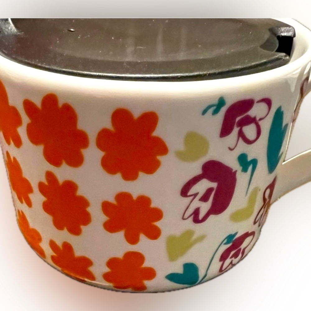 Kate Spade New York Comfort Colorful Mug in Box with Lid 12oz.